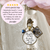 Daughter You Walk Beside Me Every Day BRONZE - WHITE - BLUE BEAD