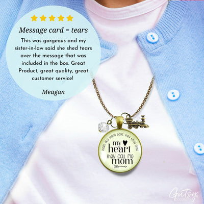 Gutsy Goodness Mom of Sons Necklace Are These Boys Kinda Stole My Heart Train Mother Jewelry - Gutsy Goodness Handmade Jewelry;Mom Of Sons Necklace Are These Boys Kinda Stole My Heart Train Mother Jewelry - Gutsy Goodness Handmade Jewelry Gifts