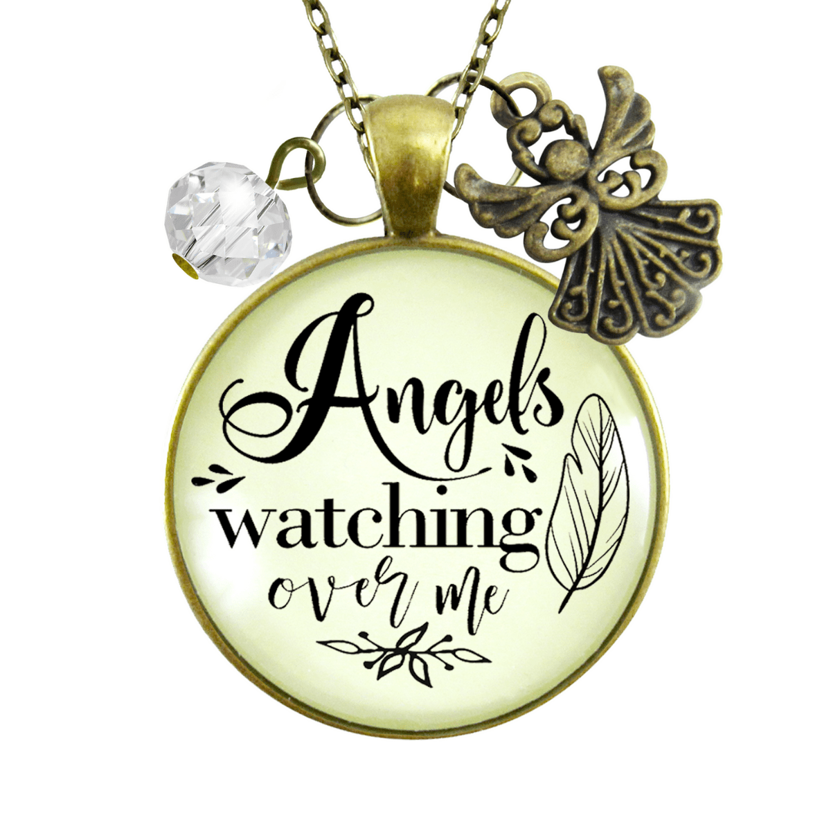 Gutsy Goodness Angels Watching Over Me Neccklace Memorial Heaven Inspired Jewelry - Gutsy Goodness Handmade Jewelry;Angels Watching Over Me Neccklace Memorial Heaven Inspired Jewelry - Gutsy Goodness Handmade Jewelry Gifts