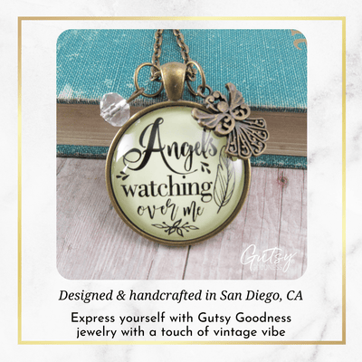 Gutsy Goodness Angels Watching Over Me Neccklace Memorial Heaven Inspired Jewelry - Gutsy Goodness Handmade Jewelry;Angels Watching Over Me Neccklace Memorial Heaven Inspired Jewelry - Gutsy Goodness Handmade Jewelry Gifts
