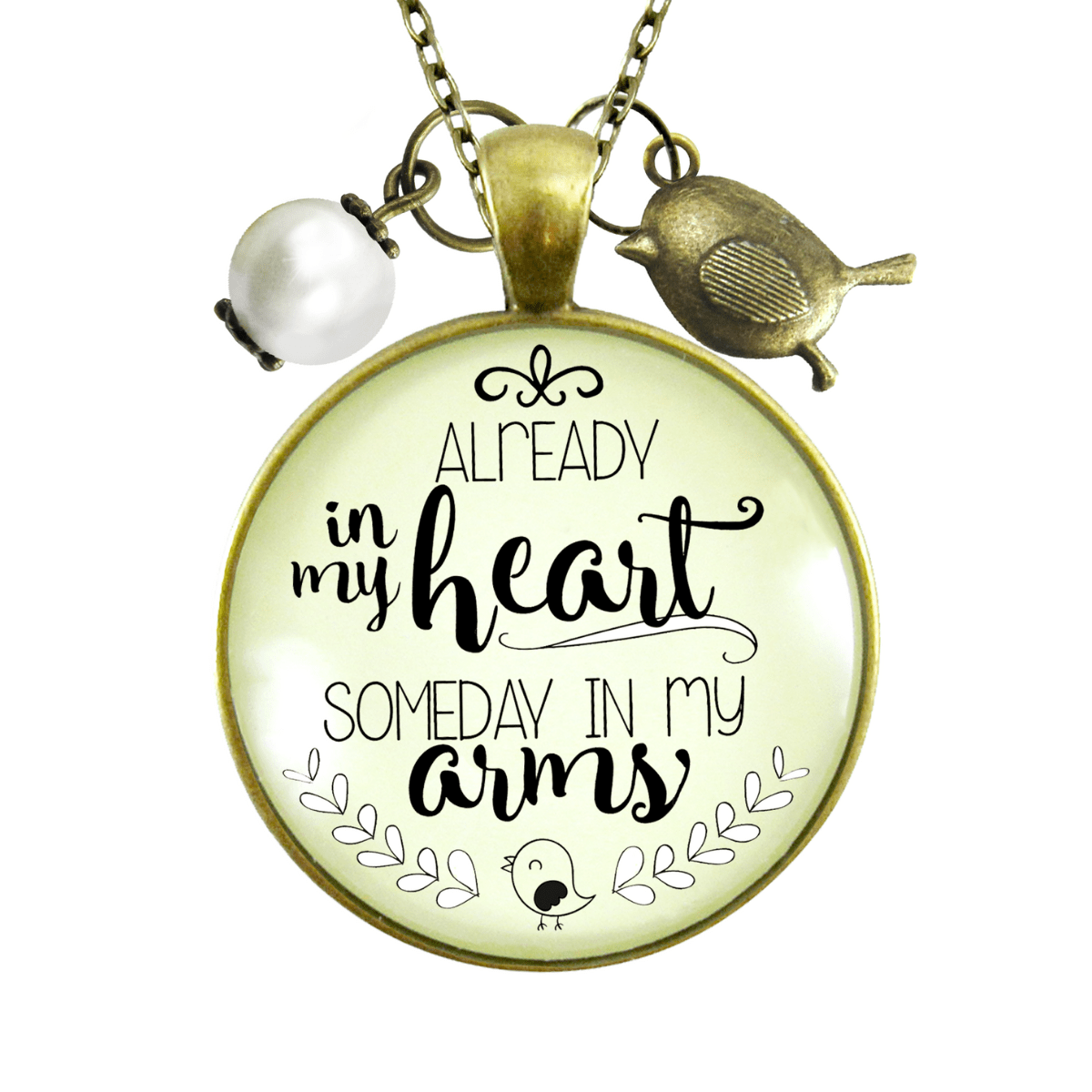 Gutsy Goodness Already in My Heart Mothers Necklace Expecting Baby Adoption Jewelry - Gutsy Goodness Handmade Jewelry;Already In My Heart Mothers Necklace Expecting Baby Adoption Jewelry - Gutsy Goodness Handmade Jewelry Gifts