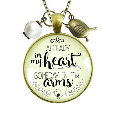 Gutsy Goodness Already in My Heart Mothers Necklace Expecting Baby Adoption Jewelry - Gutsy Goodness Handmade Jewelry;Already In My Heart Mothers Necklace Expecting Baby Adoption Jewelry - Gutsy Goodness Handmade Jewelry Gifts