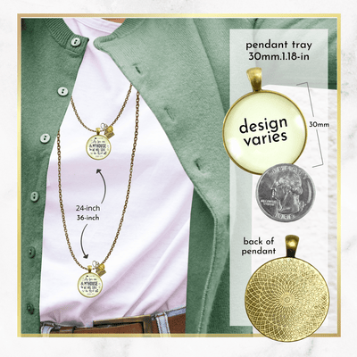 Gutsy Goodness As for My House We Will Serve the Lord Necklace Faith Charm Jewelry - Gutsy Goodness Handmade Jewelry;As For My House We Will Serve The Lord Necklace Faith Charm Jewelry - Gutsy Goodness Handmade Jewelry Gifts