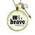 Gutsy Goodness Be Brave Necklace Faith Bible Strength Quote Jewelry Arrow Charm - Gutsy Goodness;Be Brave Necklace Faith Bible Strength Quote Jewelry Arrow Charm - Gutsy Goodness Handmade Jewelry Gifts