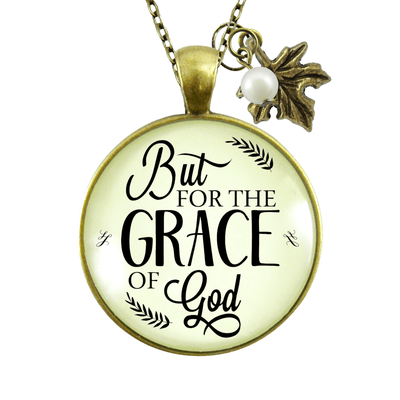 Faith Necklace But For The Grace of God Inspirational Encouragement Jewelry - Gutsy Goodness Handmade Jewelry;Faith Necklace But For The Grace Of God Inspirational Encouragement Jewelry - Gutsy Goodness Handmade Jewelry Gifts
