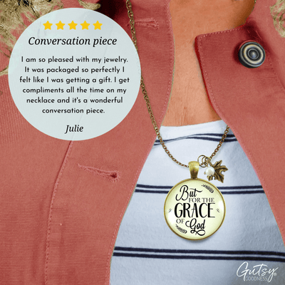 Faith Necklace But For The Grace of God Inspirational Encouragement Jewelry - Gutsy Goodness Handmade Jewelry;Faith Necklace But For The Grace Of God Inspirational Encouragement Jewelry - Gutsy Goodness Handmade Jewelry Gifts