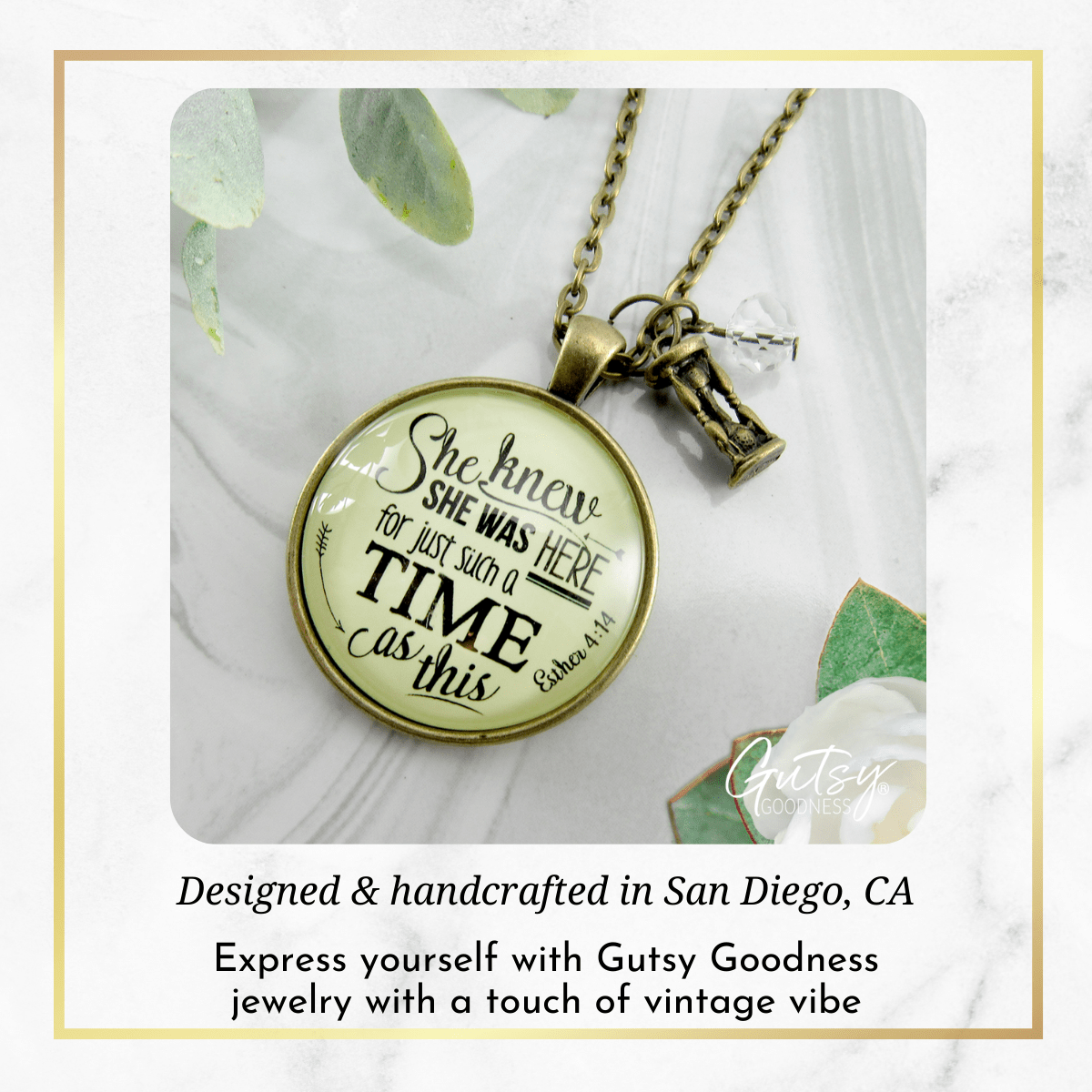 Vintage hourglass necklace online