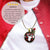 Deer Necklace Antlers Hunter Red Plaid Christmas Jewelry Holiday Gift