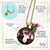 Deer Necklace Antlers Hunter Red Plaid Christmas Jewelry Holiday Gift