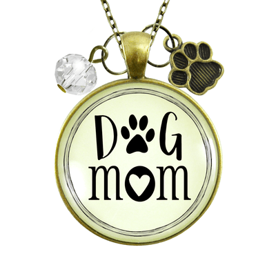 Gutsy Goodness Dog Mom Necklace Friendship Jewelry BFF Paw Print Charm - Gutsy Goodness Handmade Jewelry;Dog Mom Necklace Friendship Jewelry Bff Paw Print Charm - Gutsy Goodness Handmade Jewelry Gifts