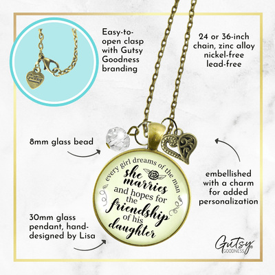 Gutsy Goodness To Stepdaughter Necklace Dream of Friendship From Bonus Step Mother Wed Day Gift - Gutsy Goodness Handmade Jewelry;To Stepdaughter Necklace Dream Of Friendship From Bonus Step Mother Wed Day Gift - Gutsy Goodness Handmade Jewelry Gifts