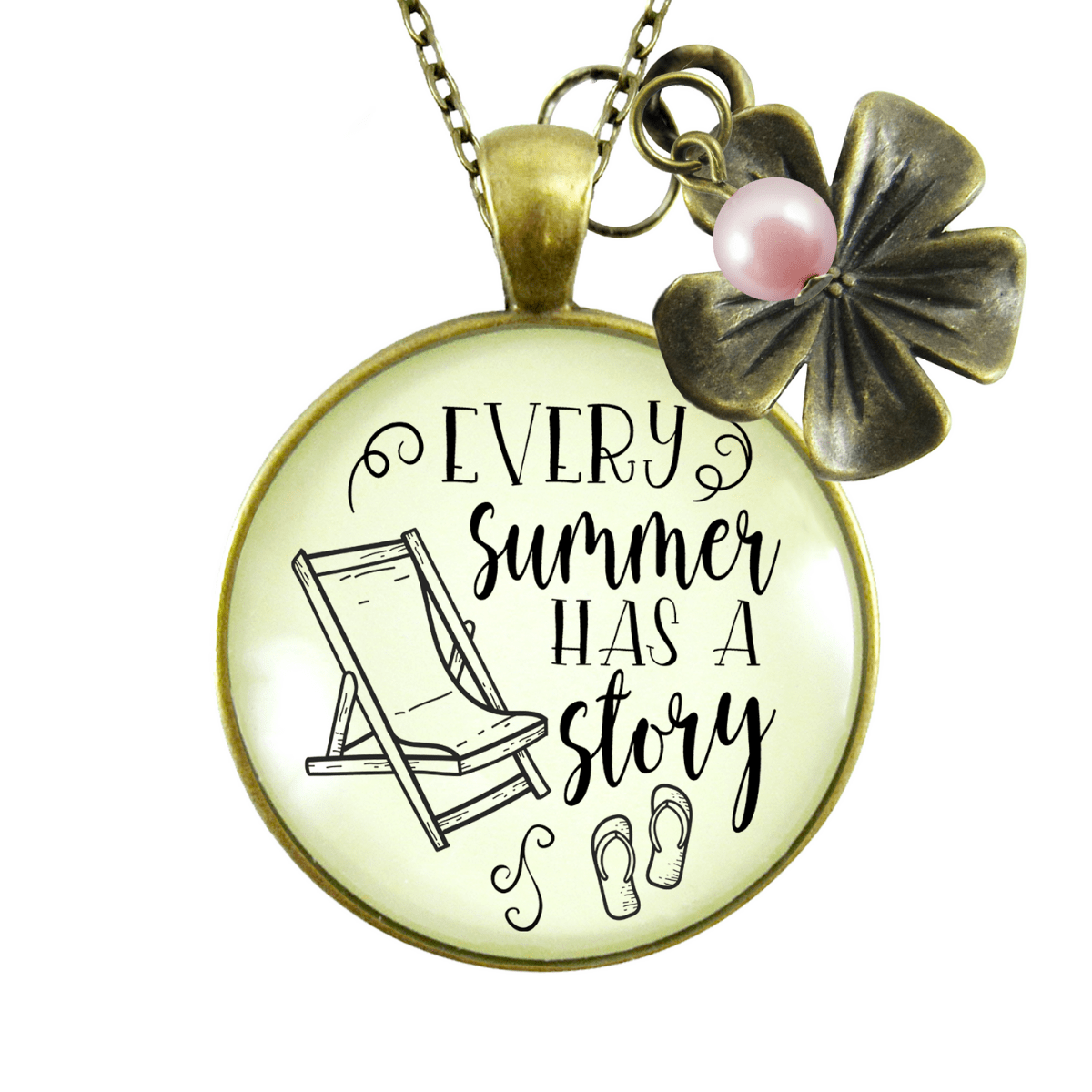 Gutsy Goodness Summertime Necklace Every Summer Has a Story Beach Fashion Jewelry - Gutsy Goodness Handmade Jewelry;Summertime Necklace Every Summer Has A Story Beach Fashion Jewelry - Gutsy Goodness Handmade Jewelry Gifts