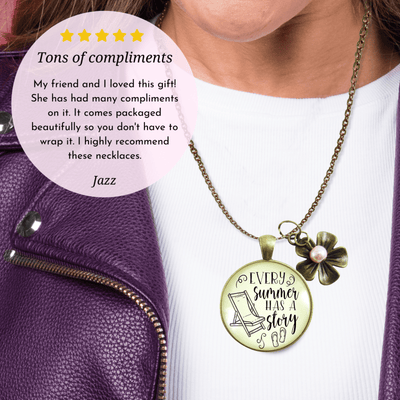 Gutsy Goodness Summertime Necklace Every Summer Has a Story Beach Fashion Jewelry - Gutsy Goodness Handmade Jewelry;Summertime Necklace Every Summer Has A Story Beach Fashion Jewelry - Gutsy Goodness Handmade Jewelry Gifts