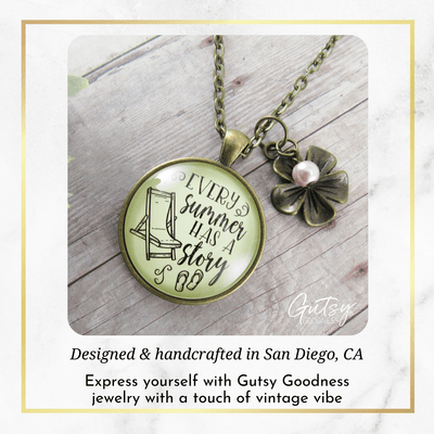 Gutsy Goodness Summertime Necklace Every Summer Has a Story Beach Fashion Jewelry - Gutsy Goodness Handmade Jewelry;Summertime Necklace Every Summer Has A Story Beach Fashion Jewelry - Gutsy Goodness Handmade Jewelry Gifts