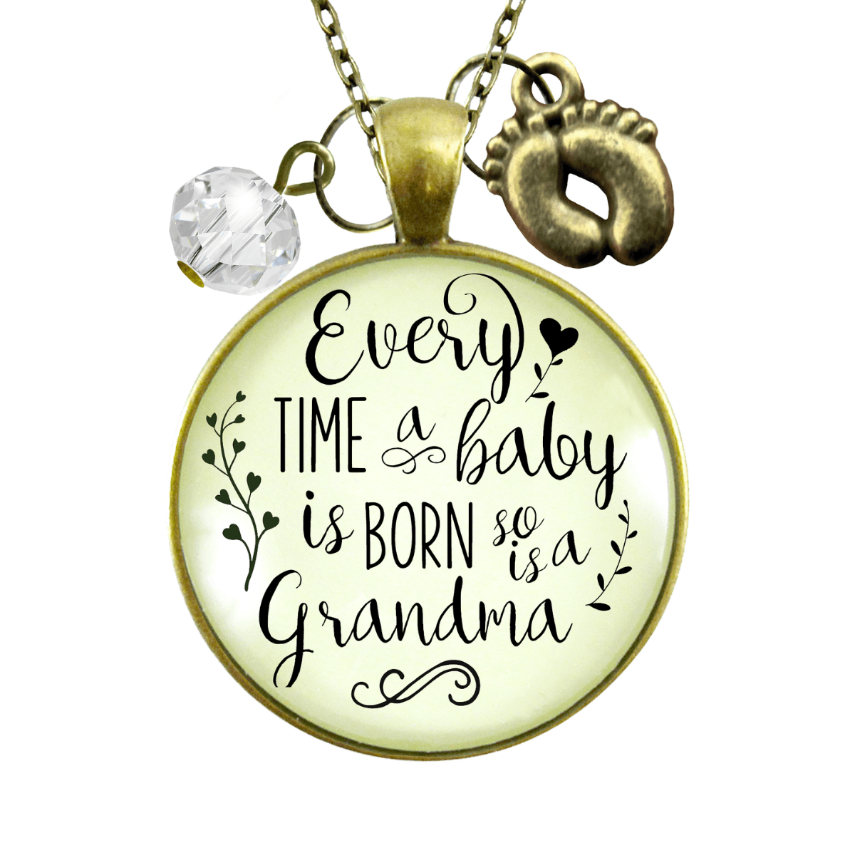 Gutsy Goodness Pregnancy Announcement Grandma Necklace Every Time Reveal Baby Gift - Gutsy Goodness Handmade Jewelry;Pregnancy Announcement Grandma Necklace Every Time Reveal Baby Gift - Gutsy Goodness Handmade Jewelry Gifts