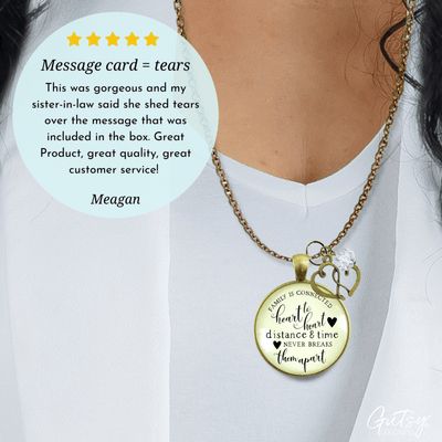 Gutsy Goodness Family is Connected Heart to Heart Necklace Families Together Jewelry - Gutsy Goodness Handmade Jewelry;Family Is Connected Heart To Heart Necklace Families Together Jewelry - Gutsy Goodness Handmade Jewelry Gifts