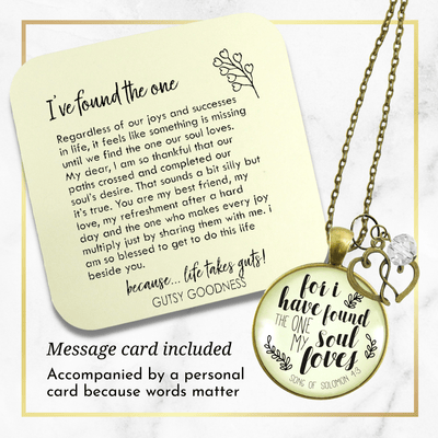 Gutsy Goodness Love My Wife Necklace I've Found One Soul Loves Romantic Jewelry Gift - Gutsy Goodness Handmade Jewelry;Love My Wife Necklace I've Found One Soul Loves Romantic Jewelry Gift - Gutsy Goodness Handmade Jewelry Gifts