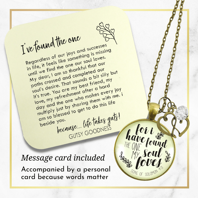 Gutsy Goodness Love My Wife Necklace I've Found One Soul Loves Romantic Jewelry Gift - Gutsy Goodness Handmade Jewelry;Love My Wife Necklace I've Found One Soul Loves Romantic Jewelry Gift - Gutsy Goodness Handmade Jewelry Gifts