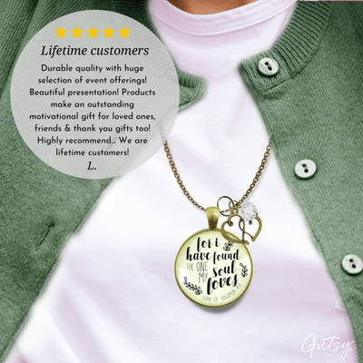 Gutsy Goodness Love My Wife Necklace I've Found One Soul Loves Romantic Jewelry Gift - Gutsy Goodness Handmade Jewelry;Love My Wife Necklace I've Found One Soul Loves Romantic Jewelry Gift - Gutsy Goodness Handmade Jewelry Gifts