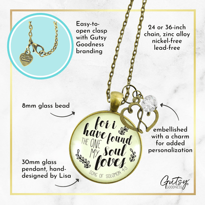 Gutsy Goodness Love My Wife Necklace I've Found One Soul Loves Romantic Jewelry Gift - Gutsy Goodness Handmade Jewelry;Love My Wife Necklace I've Found One Soul Loves Romantic Jewelry Gift - Gutsy Goodness Handmade Jewelry Gifts