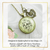 For I Know Plans I Have for You Necklace Faith Inspired Compass Jewelry Clear Bead - Gutsy Goodness