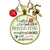 Christmas Necklace Frosted Cookies Holiday Jewelry Candy Cane Charm