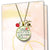 Christmas Necklace Frosted Cookies Holiday Jewelry Candy Cane Charm