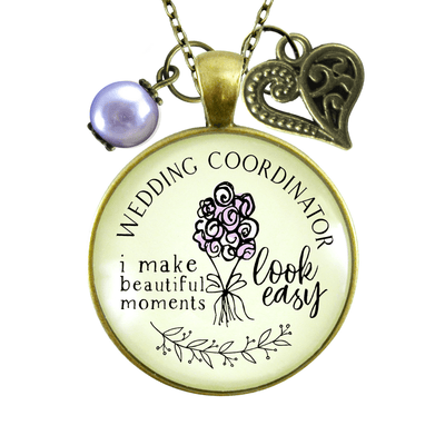 Gutsy Goodness Wedding Coordinator Necklace Beautiful Moment Gift from Bride Groom - Gutsy Goodness Handmade Jewelry;Wedding Coordinator Necklace Beautiful Moment Gift From Bride Groom - Gutsy Goodness Handmade Jewelry Gifts