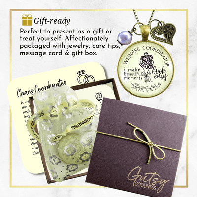 Gutsy Goodness Wedding Coordinator Necklace Beautiful Moment Gift from Bride Groom - Gutsy Goodness Handmade Jewelry;Wedding Coordinator Necklace Beautiful Moment Gift From Bride Groom - Gutsy Goodness Handmade Jewelry Gifts