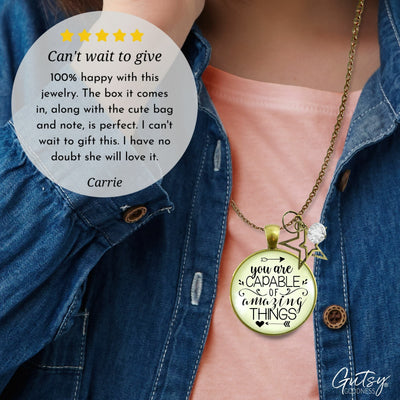Gutsy Goodness Survivor Necklace Yes I Am Tired But a Warrior Strong Ribbon Jewelry - Gutsy Goodness Handmade Jewelry;Survivor Necklace Yes I Am Tired But A Warrior Strong Ribbon Jewelry - Gutsy Goodness Handmade Jewelry Gifts