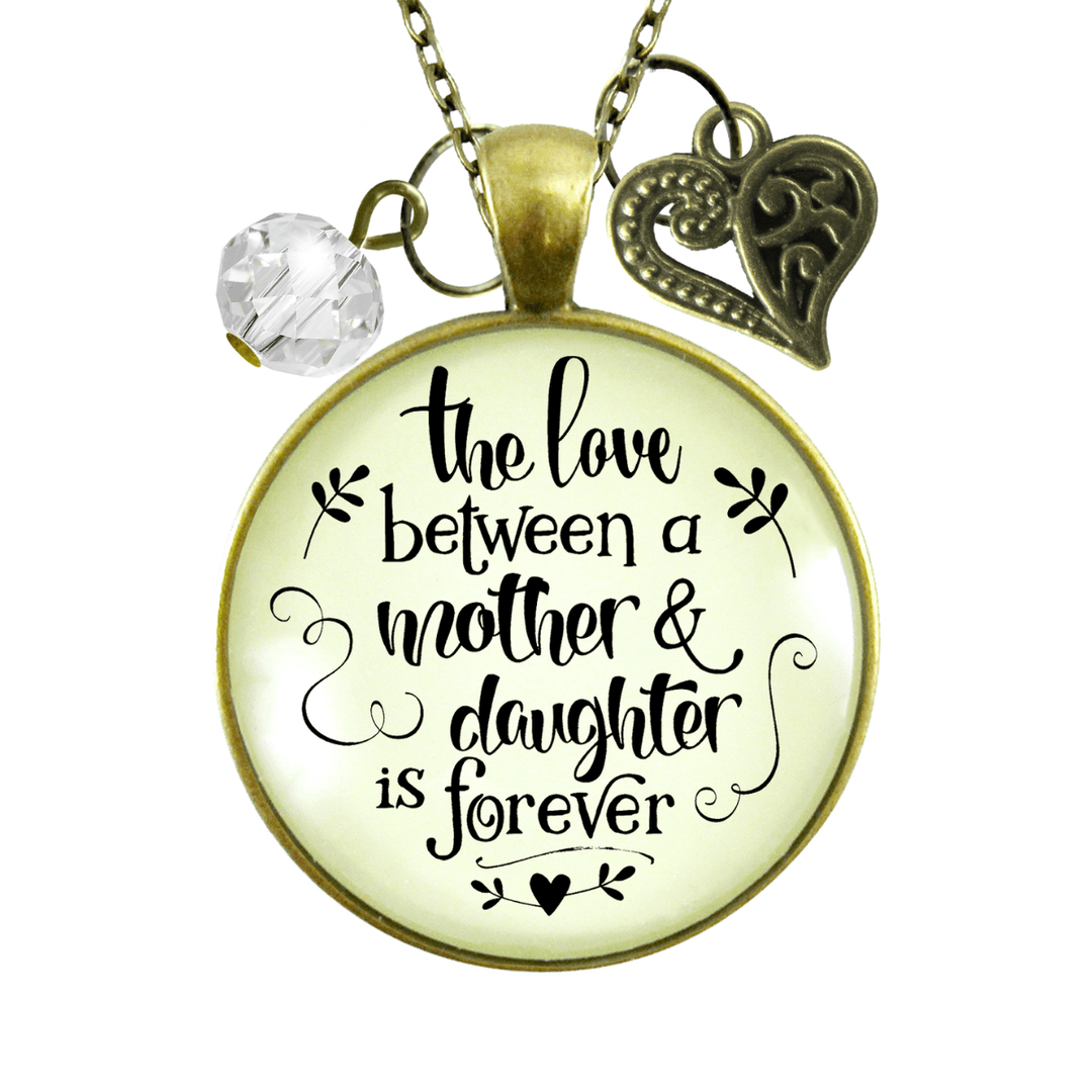 Gutsy Goodness Love Between Mother Daughter Necklace Meaningful Womens Jewelry Gift