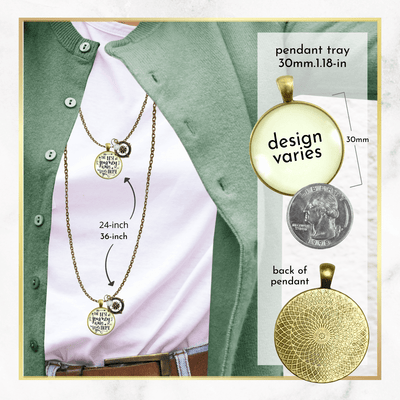 Gutsy Goodness The Best Journey Leads Home Adventure Necklace Life Compass Charm - Gutsy Goodness Handmade Jewelry;The Best Journey Leads Home Adventure Necklace Life Compass Charm - Gutsy Goodness Handmade Jewelry Gifts