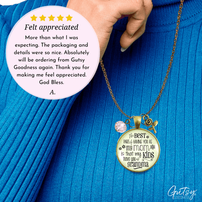 Gutsy Goodness Grandma Necklace Best Part You as Mom Kids Jewelry Gift Daughter - Gutsy Goodness Handmade Jewelry;Grandma Necklace Best Part You As Mom Kids Jewelry Gift Daughter - Gutsy Goodness Handmade Jewelry Gifts
