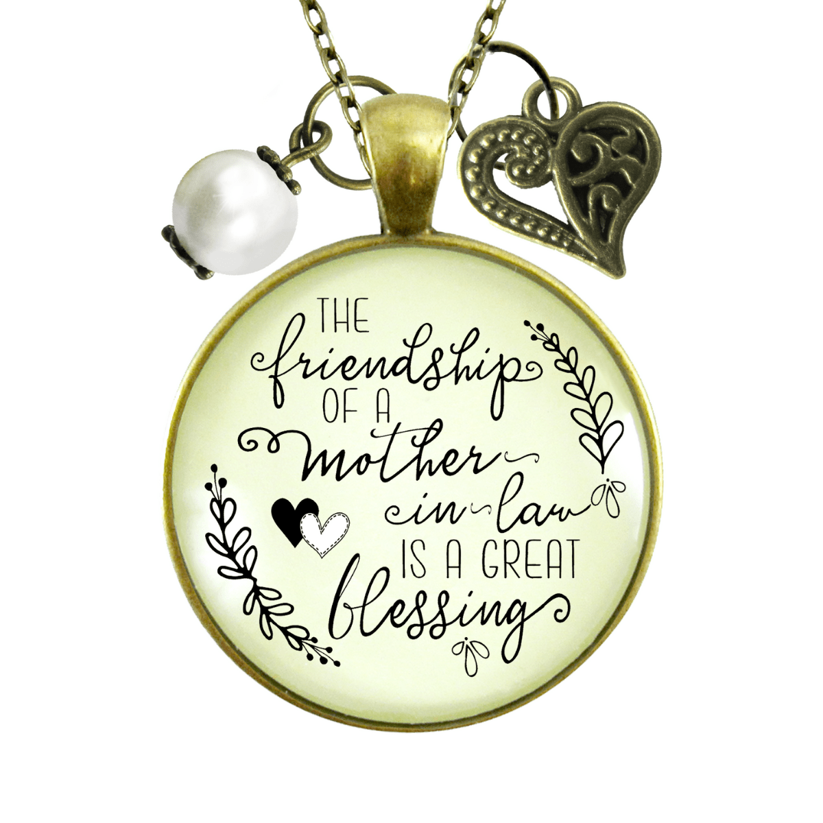 Gutsy Goodness Mother In Law Necklace Friendship Blessing Gift Meanful New Mom Wedding Jewelry - Gutsy Goodness Handmade Jewelry;Mother In Law Necklace Friendship Blessing Gift Meanful New Mom Wedding Jewelry - Gutsy Goodness Handmade Jewelry Gifts