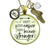 26.2 Marathon Runner Necklace Hasn't Gotten Easier Stronger Athlete Mantra Jewel  Necklace - Gutsy Goodness Handmade Jewelry