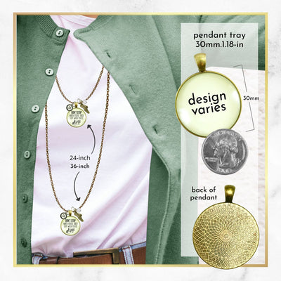 5K Marathon Necklace Don't Stop When You're Tired Motivational Run Sport Charm  Necklace - Gutsy Goodness Handmade Jewelry