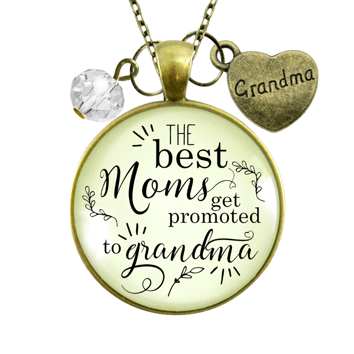 Gutsy Goodness New Grandma Necklace Best Moms Promoted Grandmother Jewelry Gift - Gutsy Goodness Handmade Jewelry;New Grandma Necklace Best Moms Promoted Grandmother Jewelry Gift - Gutsy Goodness Handmade Jewelry Gifts