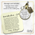 Bouquet Charm Bridal Memorial Missing Grandma Grandpa Wedding Day White Bronze Frame - Gutsy Goodness