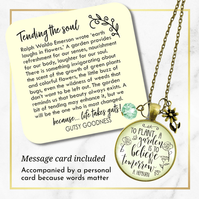 Gutsy Goodness Funny Gardening Necklace God Made Rainy Days So Housework Done Gift Jewelry - Gutsy Goodness;Funny Gardening Necklace God Made Rainy Days So Housework Done Gift Jewelry - Gutsy Goodness Handmade Jewelry Gifts