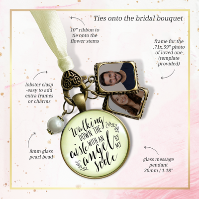 Bronze Photo Frame Charm | Gutsy Goodness - Gutsy Goodness