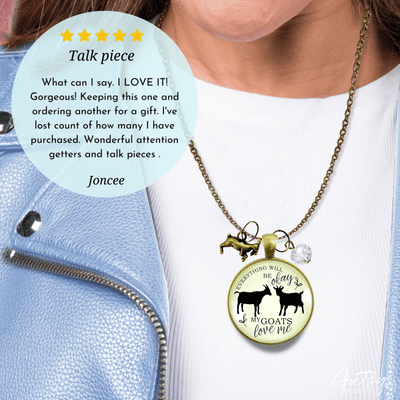 Gutsy Goodness Goat Jewelry Home is Where Your Herd is Necklace Farmhouse Style - Gutsy Goodness Handmade Jewelry;Goat Jewelry Home Is Where Your Herd Is Necklace Farmhouse Style - Gutsy Goodness Handmade Jewelry Gifts