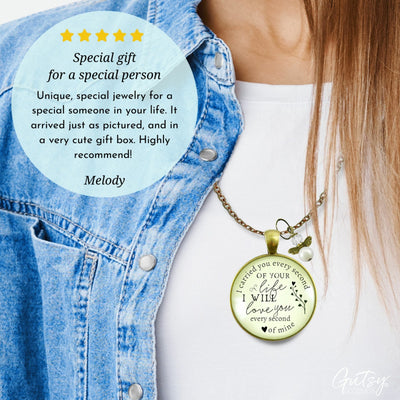 Gutsy Goodness I Carried You Miscarriage Necklace Baby Loss Angel Charm Jewelry Memorial Gift - Gutsy Goodness Handmade Jewelry;I Carried You Miscarriage Necklace Baby Loss Angel Charm Jewelry Memorial Gift - Gutsy Goodness Handmade Jewelry Gifts