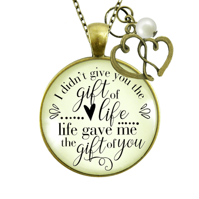 Gutsy Goodness Adoption Necklace I Didn't Give You Life But Blessed Special Child Jewelry - Gutsy Goodness Handmade Jewelry;Adoption Necklace I Didn't Give You Life But Blessed Special Child Jewelry - Gutsy Goodness Handmade Jewelry Gifts