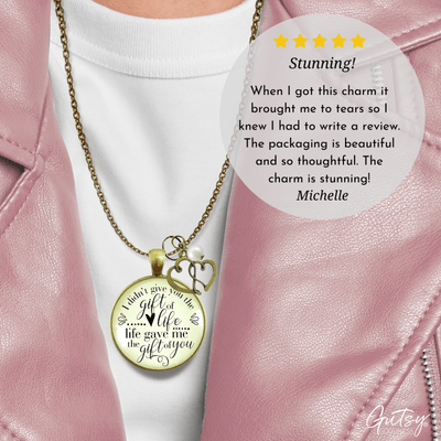 Gutsy Goodness Adoption Necklace I Didn't Give You Life But Blessed Special Child Jewelry - Gutsy Goodness Handmade Jewelry;Adoption Necklace I Didn't Give You Life But Blessed Special Child Jewelry - Gutsy Goodness Handmade Jewelry Gifts