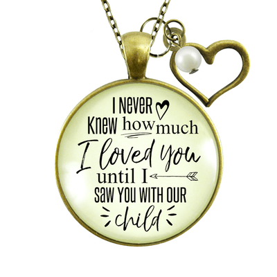 Gutsy Goodness Wife Necklace New Mom I Never Knew How Love Until Child Gift Jewelry - Gutsy Goodness;Wife Necklace New Mom I Never Knew How Love Until Child Gift Jewelry - Gutsy Goodness Handmade Jewelry Gifts