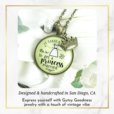 Gutsy Goodness Wedding Planner Necklace Takes Queen Bridesmaid Gift Princess Jewelry - Gutsy Goodness Handmade Jewelry;Wedding Planner Necklace Takes Queen Bridesmaid Gift Princess Jewelry - Gutsy Goodness Handmade Jewelry Gifts