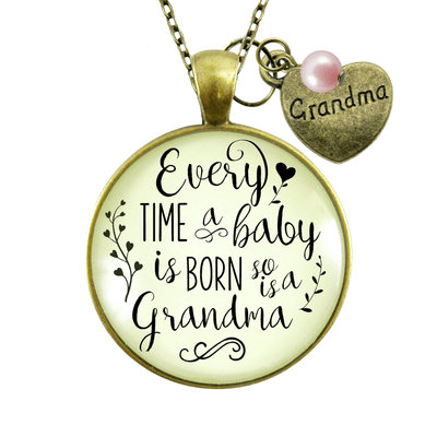 Gutsy Goodness Baby Gender Reveal Necklace Grandchild Born So is Grandma Gift - Gutsy Goodness Handmade Jewelry;Baby Gender Reveal Necklace Grandchild Born So Is Grandma Gift - Gutsy Goodness Handmade Jewelry Gifts