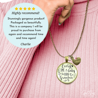 Gutsy Goodness Baby Gender Reveal Necklace Grandchild Born So is Grandma Gift - Gutsy Goodness Handmade Jewelry;Baby Gender Reveal Necklace Grandchild Born So Is Grandma Gift - Gutsy Goodness Handmade Jewelry Gifts