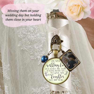 On Your Wedding Day OUR Heart Is There Walking Beside You DAUGHTER - BRONE1765:E1787