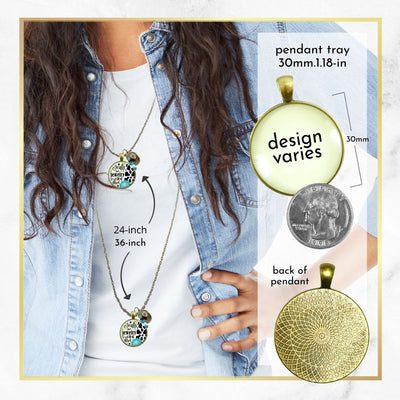 Handmade Gutsy Goodness Jewelry Jeans And Jewelry And A Bit Of Dirt Necklace Western Cowboy Hat Country Girl Pendant & Card